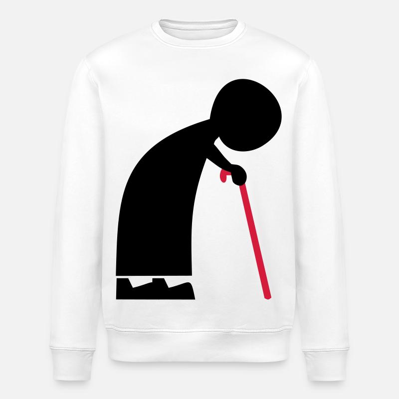 Oma - Stanley/Stella Unisex Bio-Sweatshirt ROLLER - Weiß