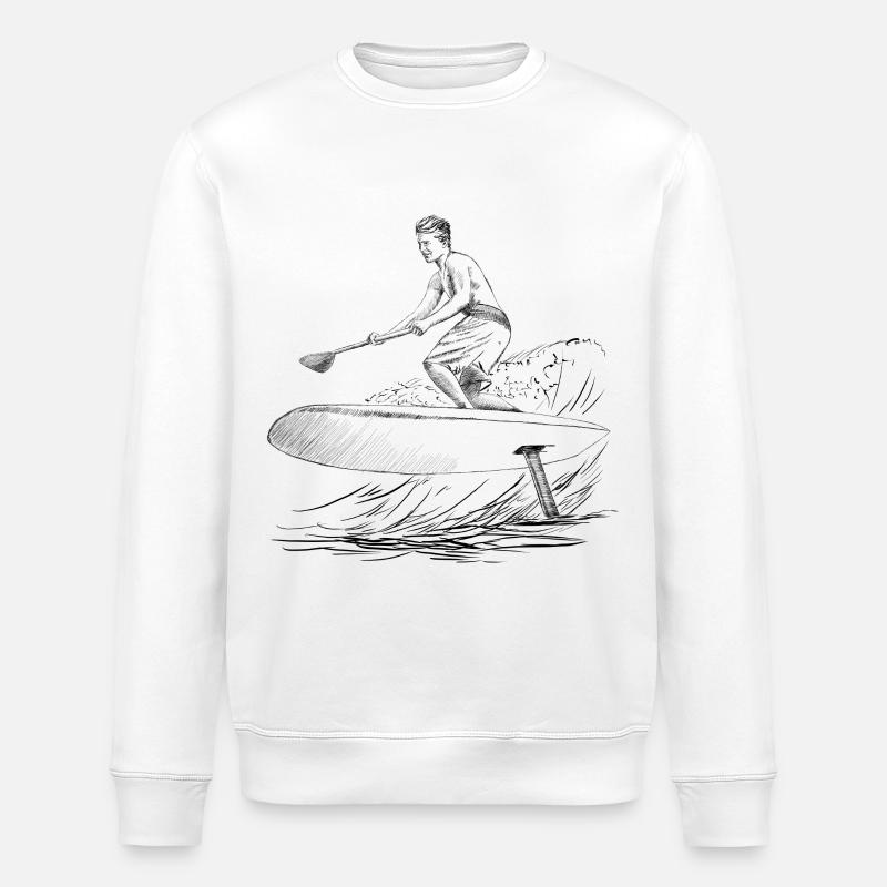 foiling - Stanley/Stella Unisex Bio-Sweatshirt ROLLER - Weiß