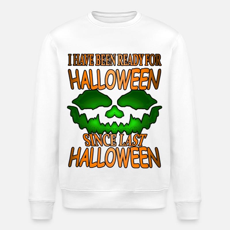 ready for Halloween Shirt - Stanley/Stella Unisex Bio-Sweatshirt ROLLER - Weiß