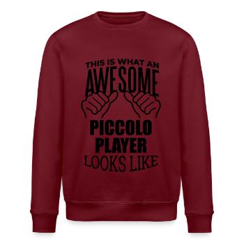 Piccoloflöte - Stanley/Stella Unisex Bio-Sweatshirt ROLLER - Weiß - Vorne - Nik (191cm)