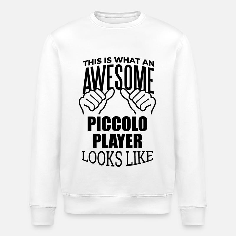 Piccolo - Stanley/Stella ROLLER Unisex Organic Sweatshirt - white