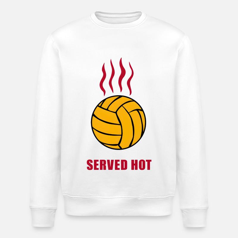Served Hot - Stanley/Stella Unisex Bio-Sweatshirt ROLLER - Weiß