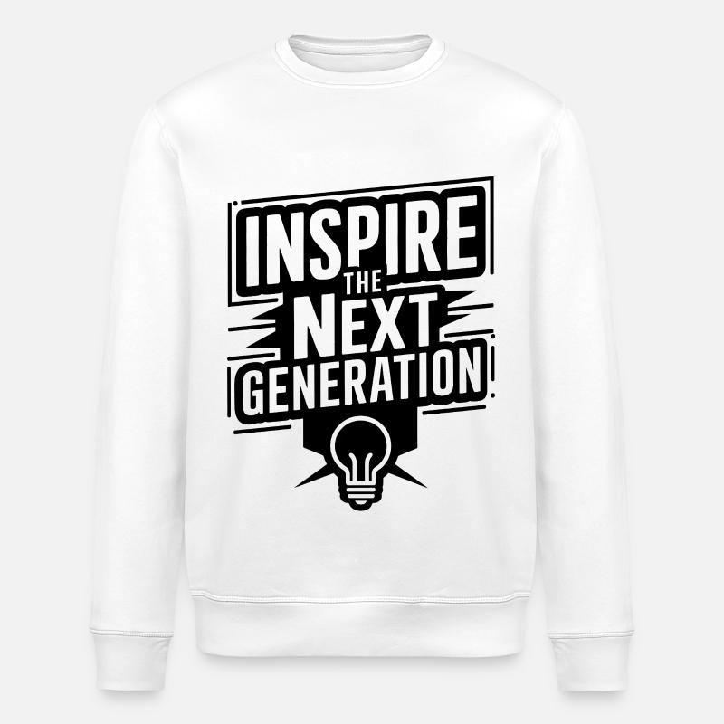 Inspire the Next Generation - Stanley/Stella Unisex Bio-Sweatshirt ROLLER - Weiß