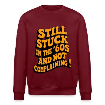 Stuck in the '60s - Stanley/Stella ROLLER Unisex Organic Sweatshirt - white - Front - Nik (191cm)