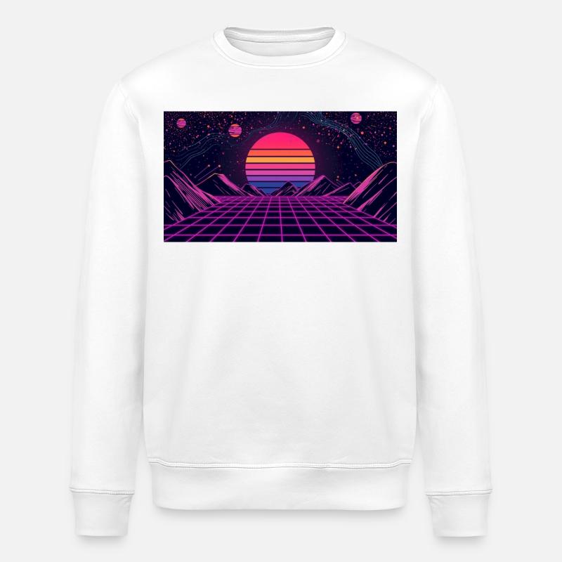 Mond - Stanley/Stella Unisex Bio-Sweatshirt ROLLER - Weiß