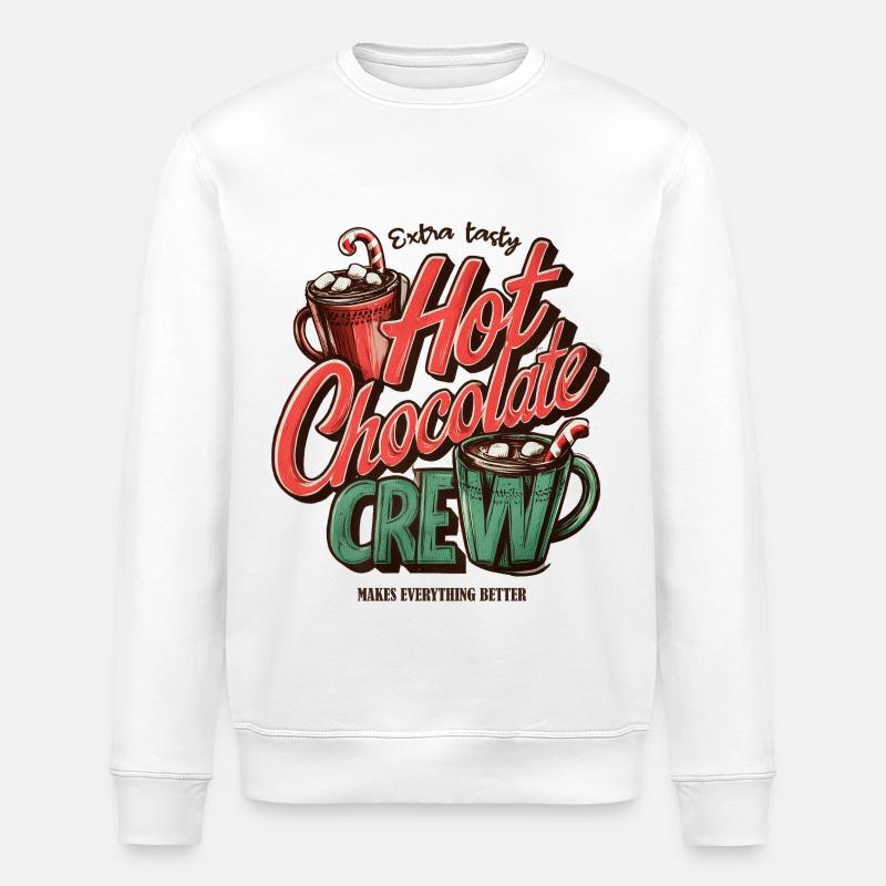 Hot Chocolate Crew - Stanley/Stella Unisex Bio-Sweatshirt ROLLER - Weiß