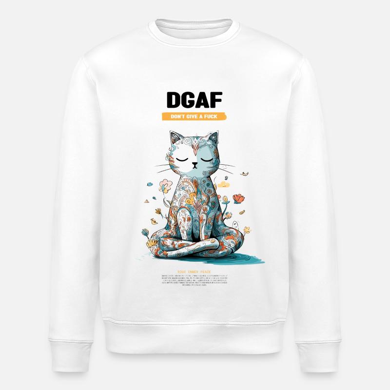 La DGAF - Sweat bio ROLLER Stanley/Stella Unisexe - blanc