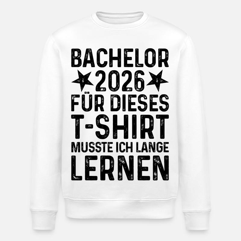 Bachelor 2026 - Stanley/Stella Unisex Bio-Sweatshirt ROLLER - Weiß