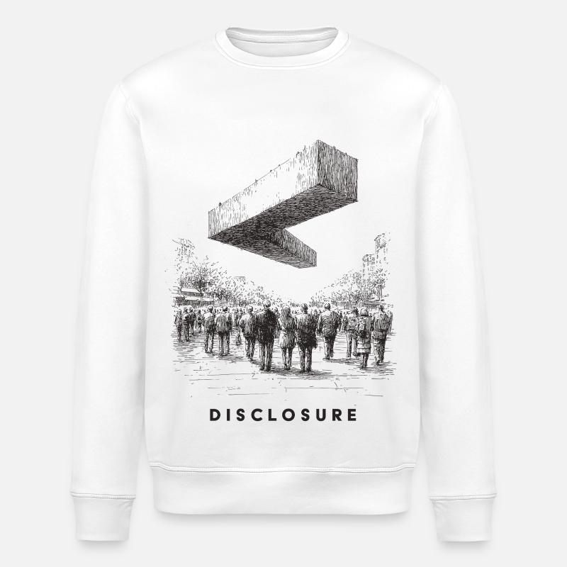 OVNI Triangle - Sweat bio ROLLER Stanley/Stella Unisexe - blanc