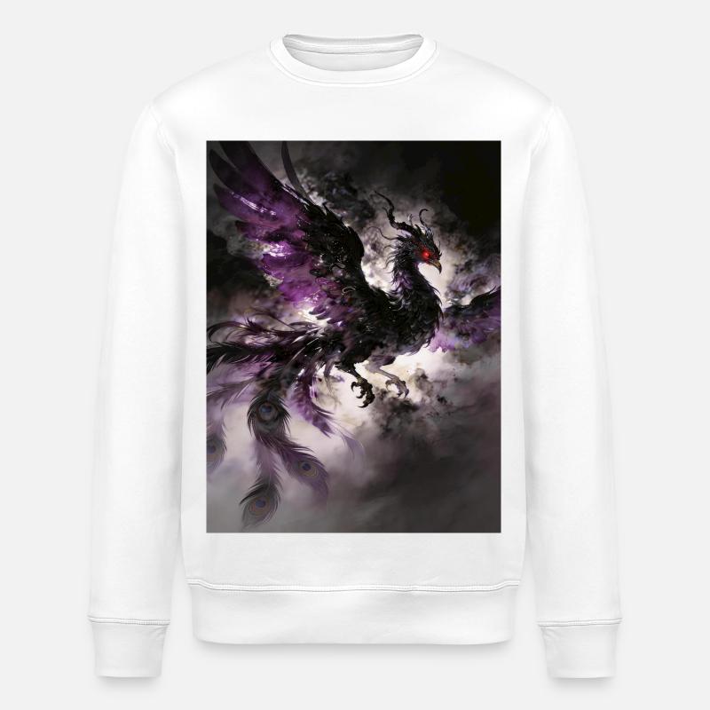 Der dunkle Phönix: Aufstieg der Dunkelheit - Stanley/Stella Unisex Bio-Sweatshirt ROLLER - Weiß