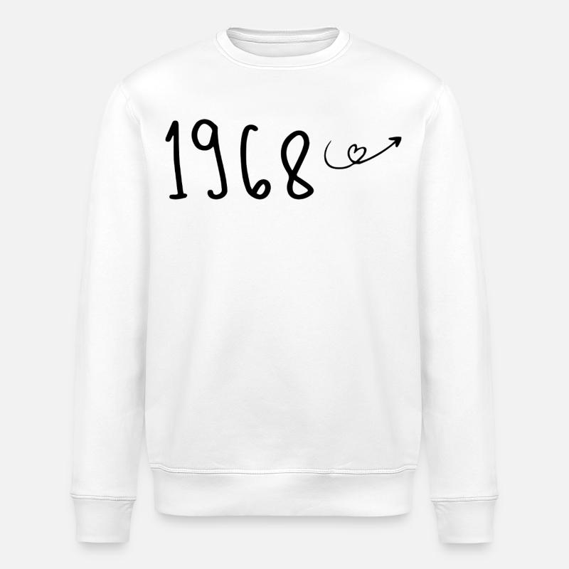 1968 Anniversaire 1968 Retro 1968 - Sweat bio ROLLER Stanley/Stella Unisexe - blanc