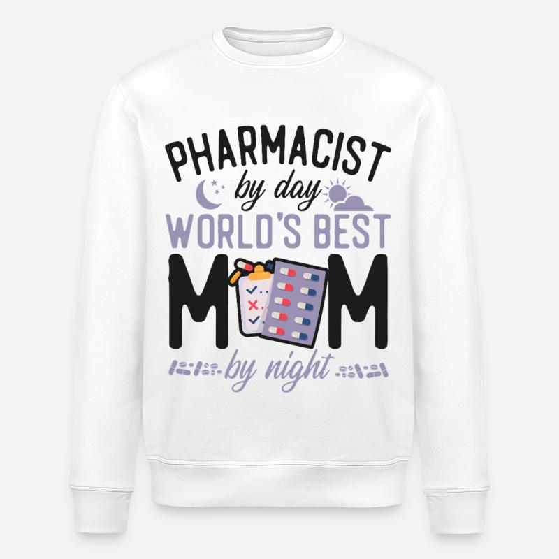 Technicien en pharmacie - Sweat bio ROLLER Stanley/Stella Unisexe - blanc