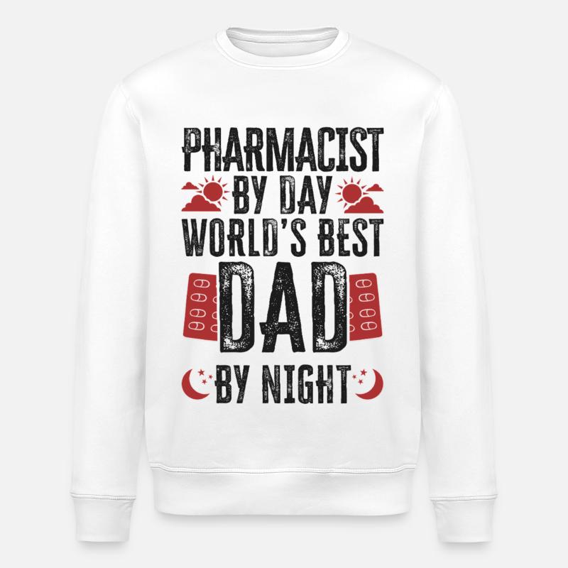 Technicien en pharmacie - Sweat bio ROLLER Stanley/Stella Unisexe - blanc