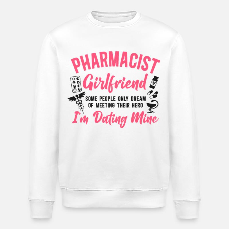 Pharmacy Tech Technician - Stanley/Stella Unisex Bio-Sweatshirt ROLLER - Weiß