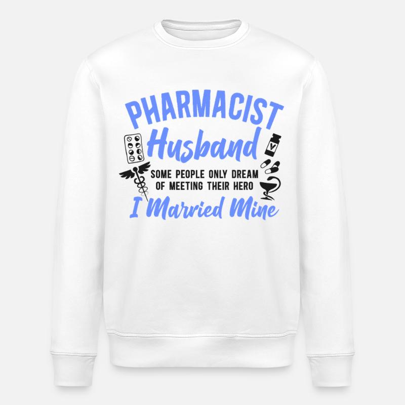 Technicien en pharmacie - Sweat bio ROLLER Stanley/Stella Unisexe - blanc
