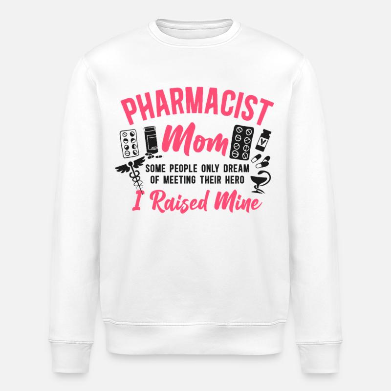 Pharmacy Tech Technician - Stanley/Stella Unisex Bio-Sweatshirt ROLLER - Weiß