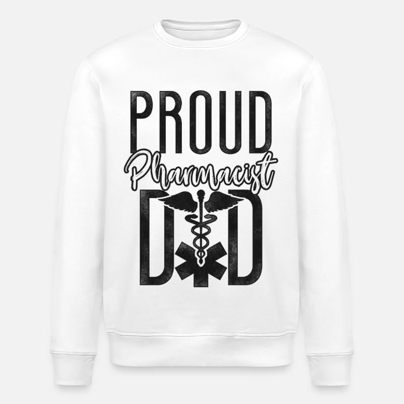 Pharmacy Tech Technician - Stanley/Stella ROLLER Unisex Organic Sweatshirt - white