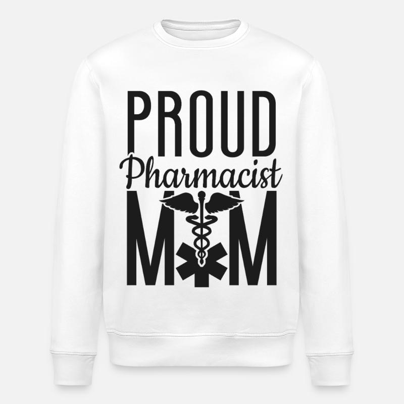 Pharmacy Tech Technician - Stanley/Stella ROLLER Unisex Organic Sweatshirt - white