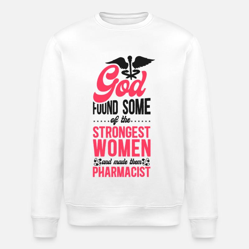 Technicien en pharmacie - Sweat bio ROLLER Stanley/Stella Unisexe - blanc