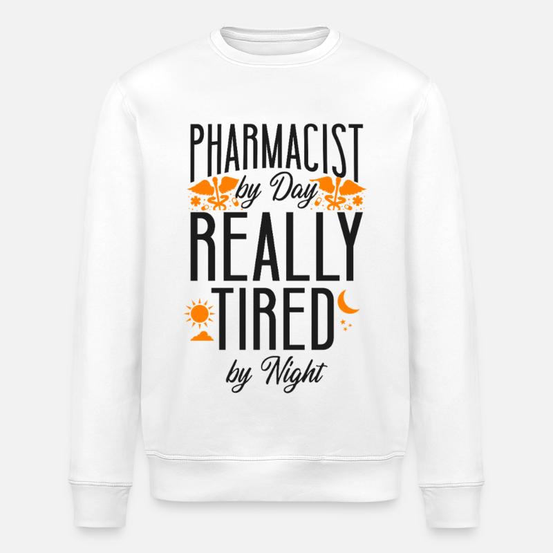 Technicien en pharmacie - Sweat bio ROLLER Stanley/Stella Unisexe - blanc