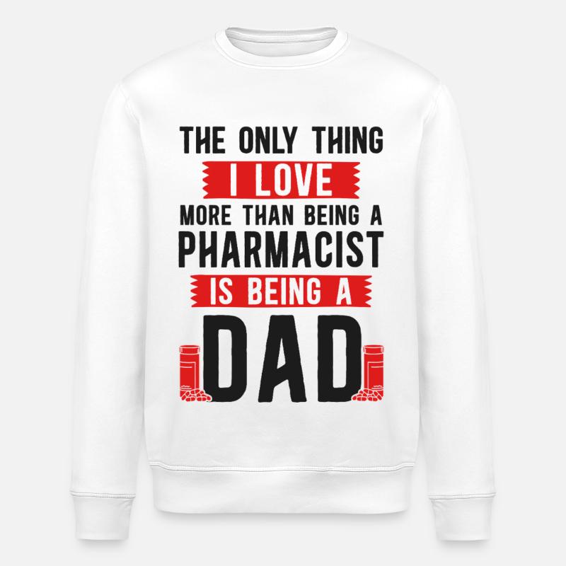 Pharmacy Tech Technician - Stanley/Stella Unisex Bio-Sweatshirt ROLLER - Weiß