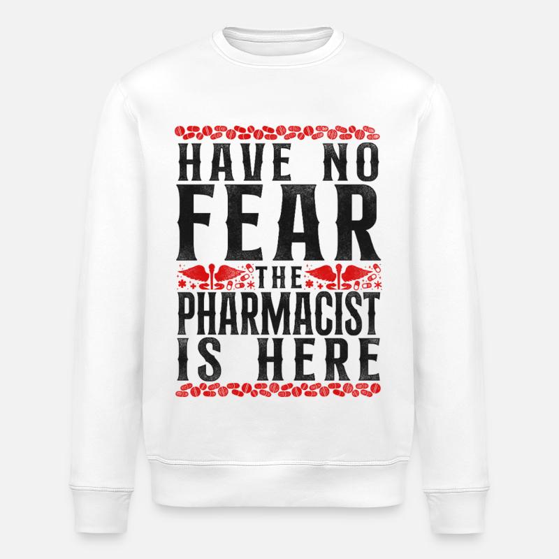 Technicien en pharmacie - Sweat bio ROLLER Stanley/Stella Unisexe - blanc