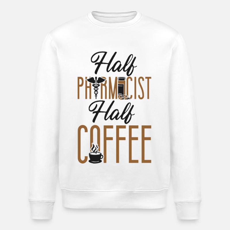 Pharmacy Tech Technician - Stanley/Stella ROLLER Unisex Organic Sweatshirt - white