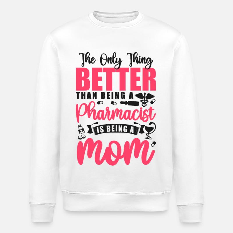 Pharmacy Tech Technician - Stanley/Stella Unisex Bio-Sweatshirt ROLLER - Weiß