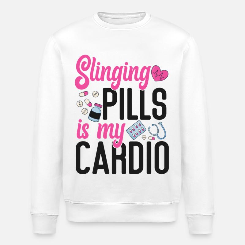 Pharmacy Tech Technician - Stanley/Stella Unisex Bio-Sweatshirt ROLLER - Weiß