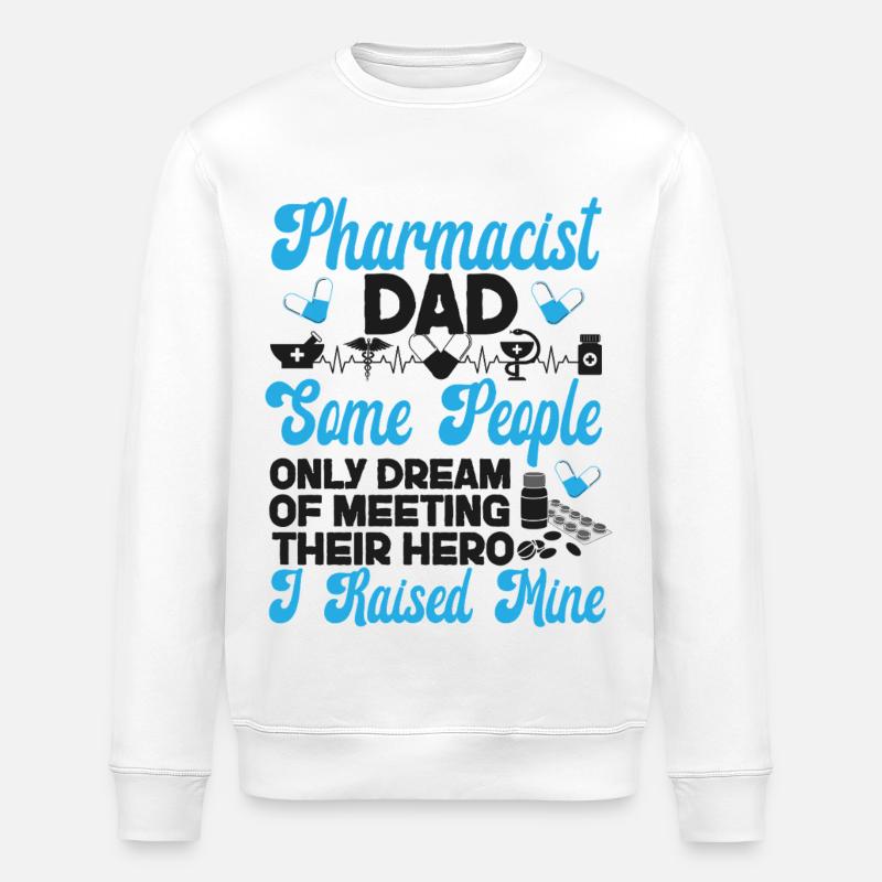 Pharmacy Tech Technician - Stanley/Stella Unisex Bio-Sweatshirt ROLLER - Weiß
