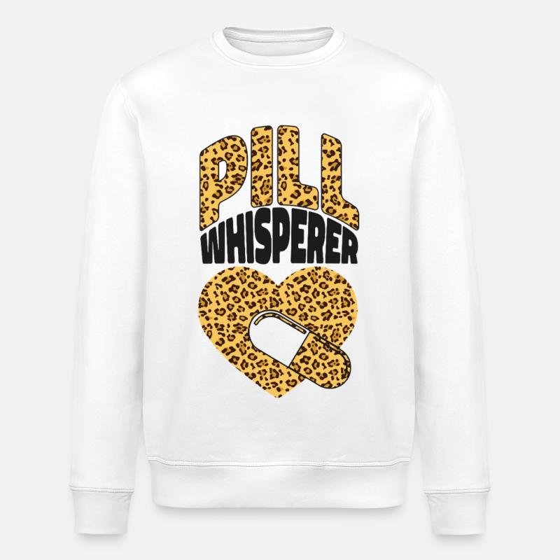 Pharmacy Tech Technician - Stanley/Stella ROLLER Unisex Organic Sweatshirt - white