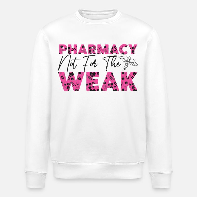 Pharmacy Tech Technician - Stanley/Stella ROLLER Unisex Organic Sweatshirt - white