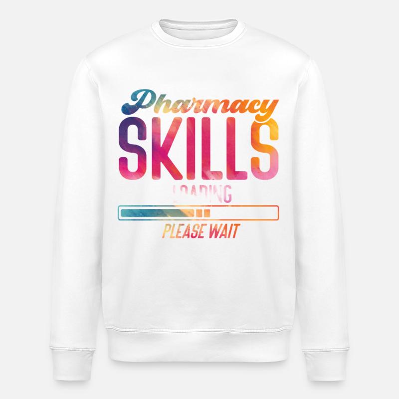 Pharmacy Tech Technician - Stanley/Stella ROLLER Unisex Organic Sweatshirt - white