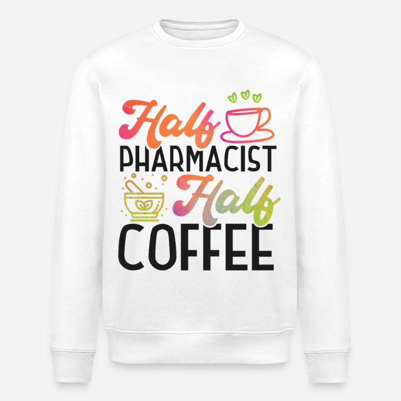 Pharmacy Tech Technician - Stanley/Stella ROLLER Unisex Organic Sweatshirt - white