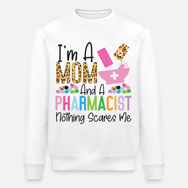 Pharmacy Tech Technician - Stanley/Stella Unisex Bio-Sweatshirt ROLLER - Weiß