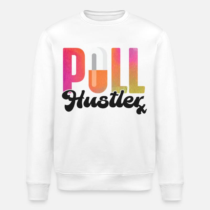 Pharmacy Tech Technician - Stanley/Stella ROLLER Unisex Organic Sweatshirt - white