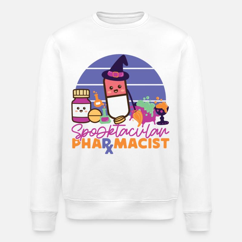 Technicien en pharmacie - Sweat bio ROLLER Stanley/Stella Unisexe - blanc