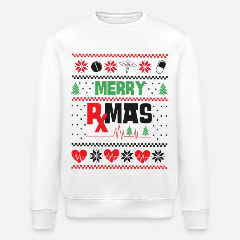 Technicien en pharmacie - Sweat bio ROLLER Stanley/Stella Unisexe - blanc