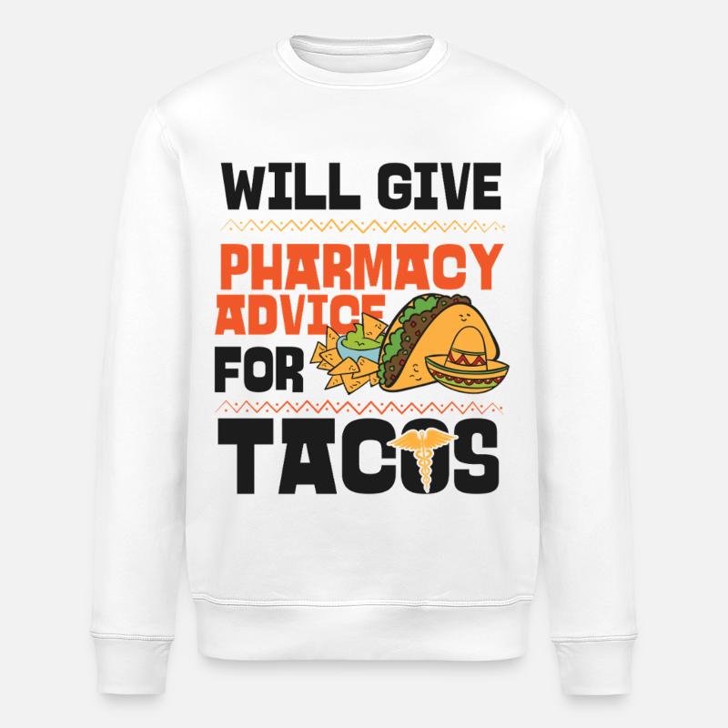 Technicien en pharmacie - Sweat bio ROLLER Stanley/Stella Unisexe - blanc