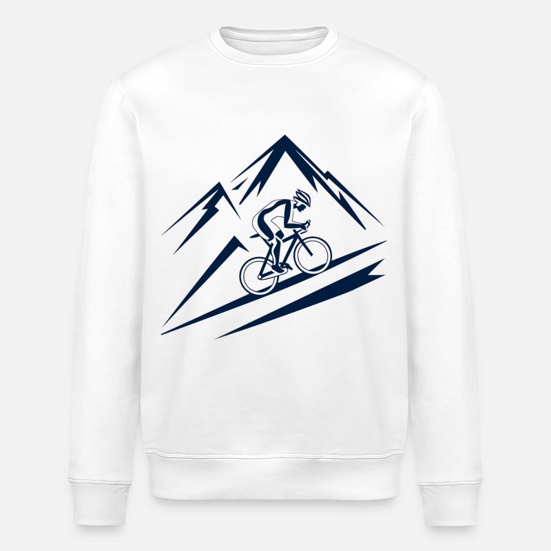 Vélo Mountain Mountain Biker - Sweat bio ROLLER Stanley/Stella Unisexe - blanc