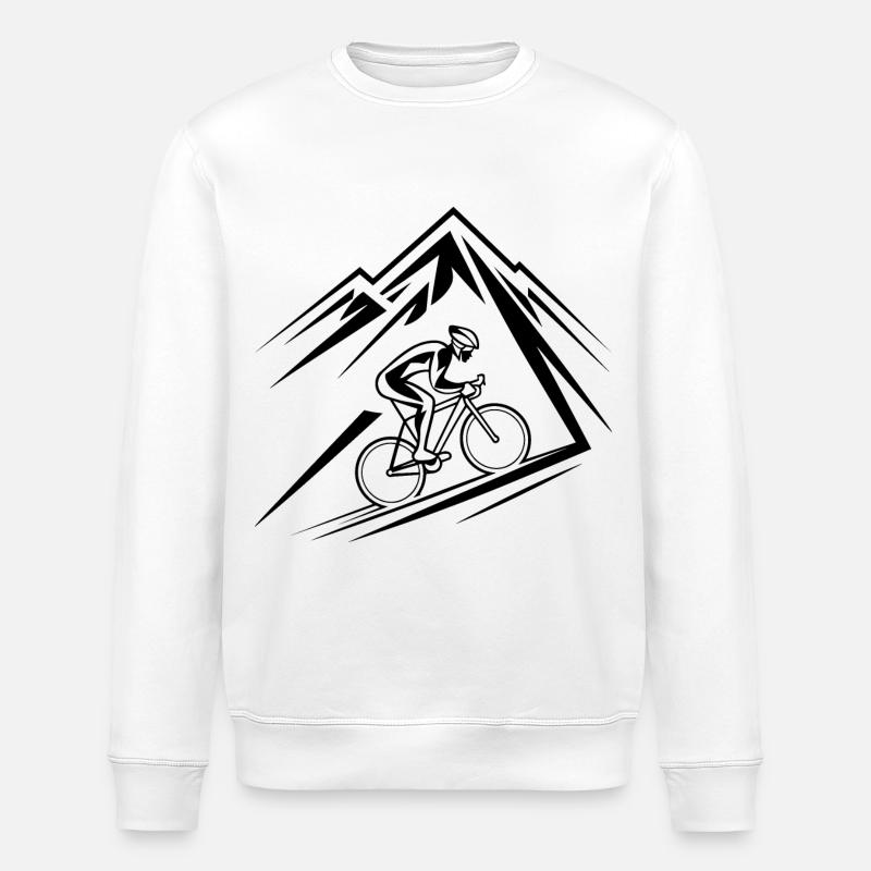 Vélo Mountain Mountain Biker - Sweat bio ROLLER Stanley/Stella Unisexe - blanc