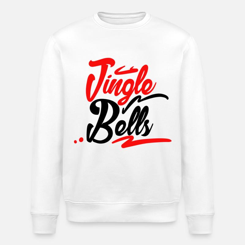 Jingle Bells Noël - Sweat bio ROLLER Stanley/Stella Unisexe - blanc
