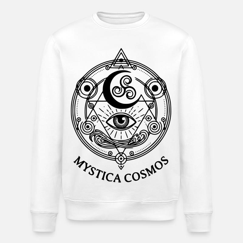 mystica cosmos - Sweat bio ROLLER Stanley/Stella Unisexe - blanc