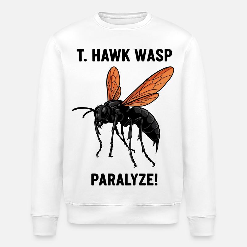 Guêpe Pepsis Danger Paralyse Tarantula Hawk - Sweat bio ROLLER Stanley/Stella Unisexe - blanc
