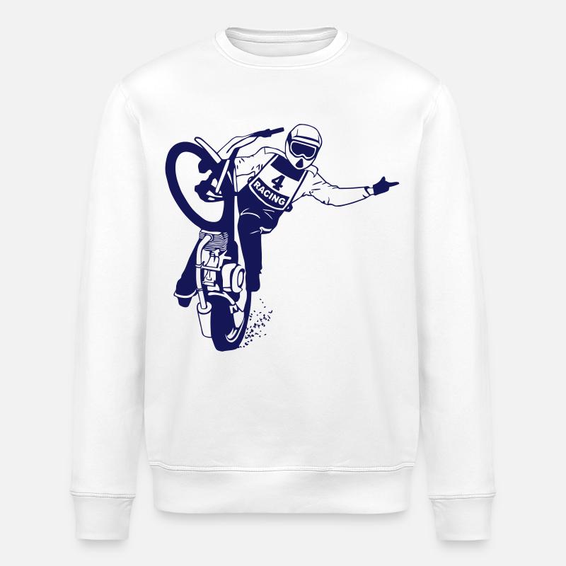 Speedway - Stanley/Stella Unisex Bio-Sweatshirt ROLLER - Weiß