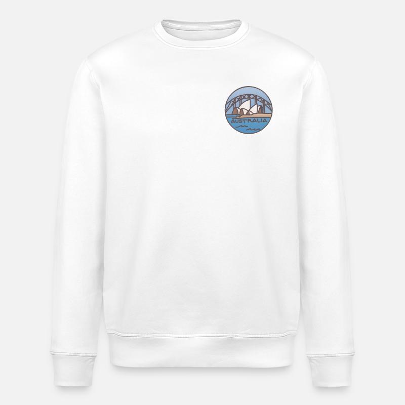 Australien - Sydney - Stanley/Stella Unisex Bio-Sweatshirt ROLLER - Weiß