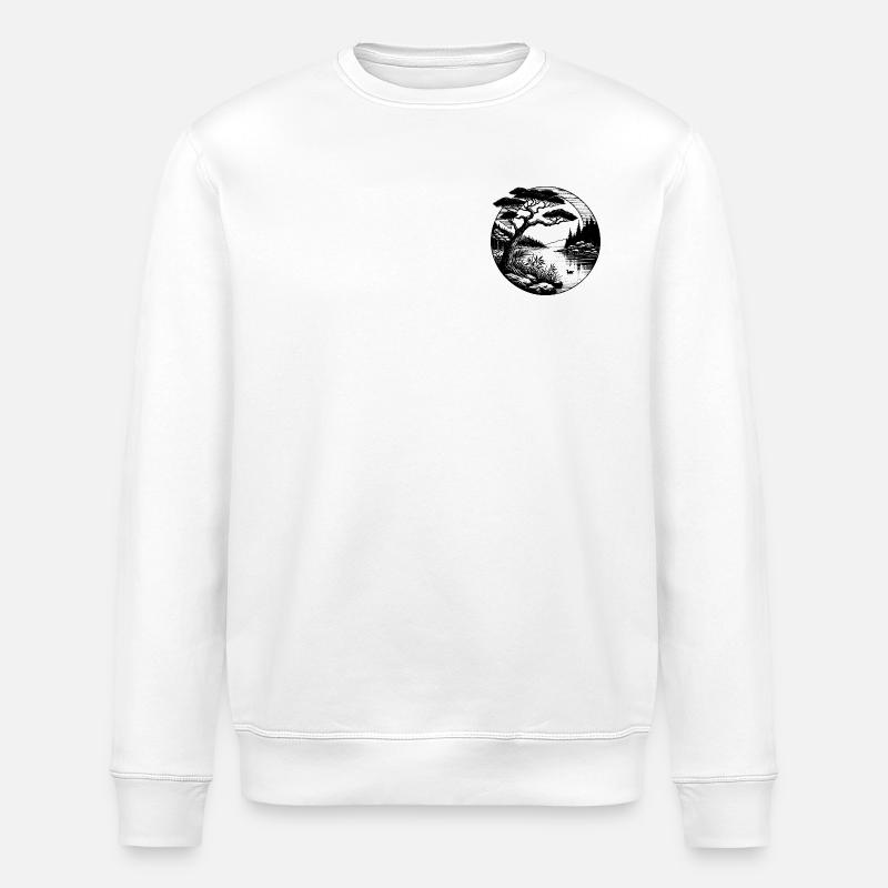 Baum – Natur im Einklang - Stanley/Stella Unisex Bio-Sweatshirt ROLLER - Weiß