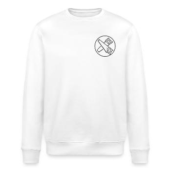 Cross saws - Stanley/Stella ROLLER Unisex Organic Sweatshirt - white - Front - Nik (191cm)