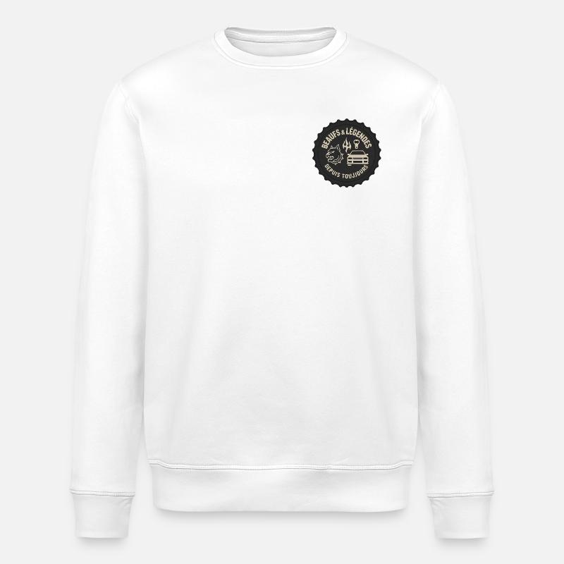 Kapsel-Logo - Stanley/Stella Unisex Bio-Sweatshirt ROLLER - Weiß
