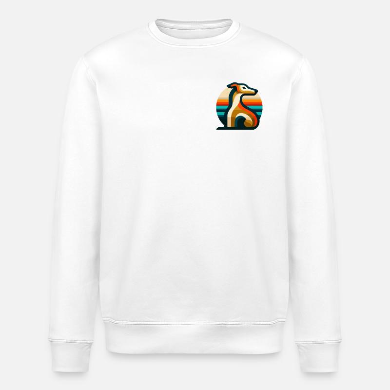 Galgo-Logo Nr2 - Stanley/Stella Unisex Bio-Sweatshirt ROLLER - Weiß